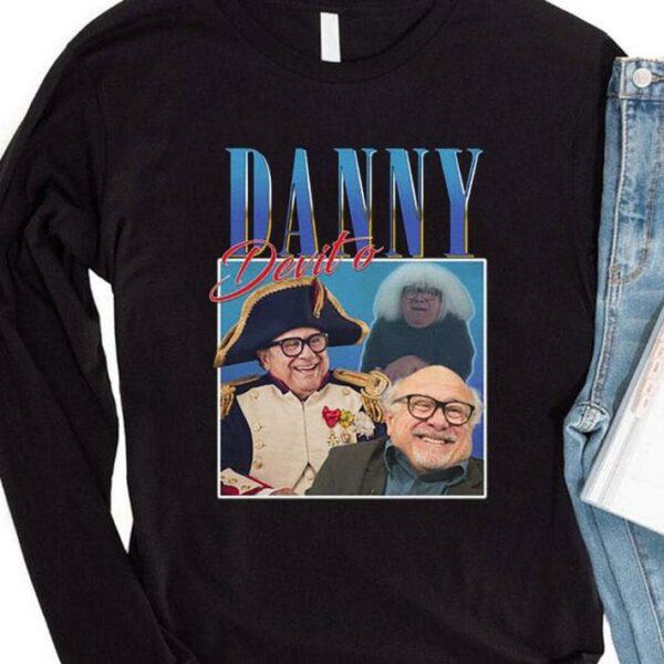 Funny Danny DeVito Homage Funny Movie Film Icon Retro 90's Vintage shirt