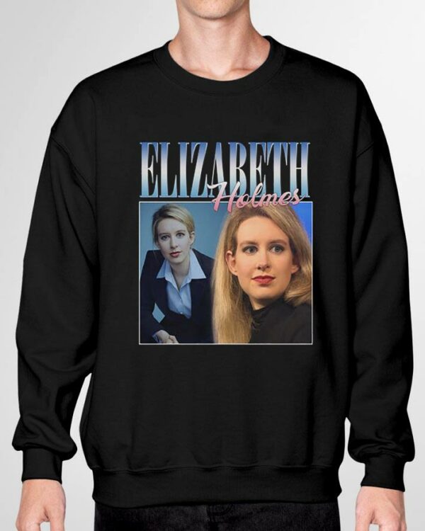 Official Elizabeth Holmes Theranos Founder 90s Retro Vintage Shirt