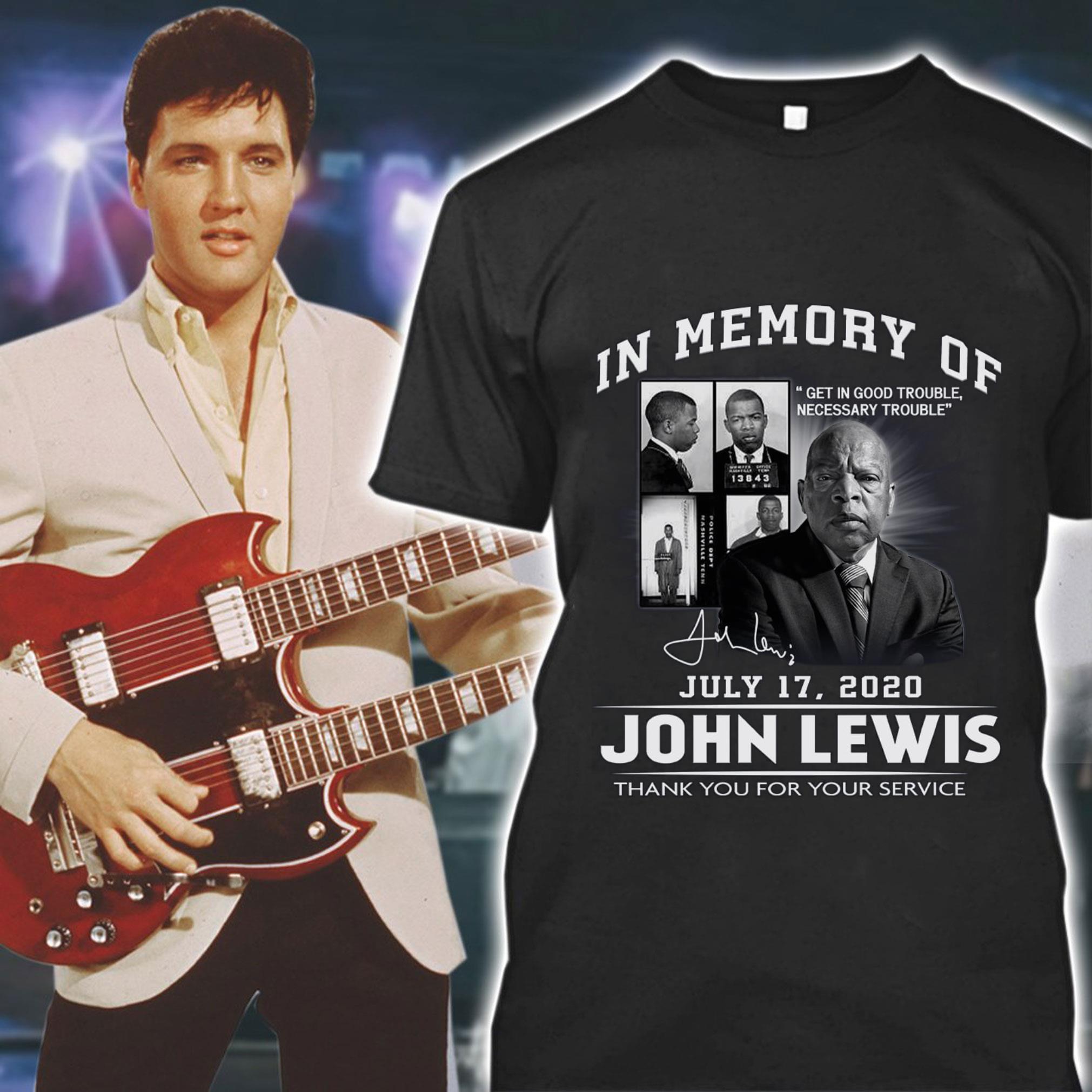 Funny Get In Good Trouble John Lewis In Memory Of July 17 2020 Signature Thank You For The Memories Best Quotes Shirt Get In Good Trouble John Lewis In Memory Of July 17 2020 Signature Thank You For The Memories Best Quotes Shirt 1 - Funny Get In Good Trouble John Lewis In Memory Of July 17 2020 Signature Thank You For The Memories Best Quotes Shirt