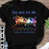 Never Underestimate The Strength Of A Breast Cancer Warrior Ribbon Moon Shirt