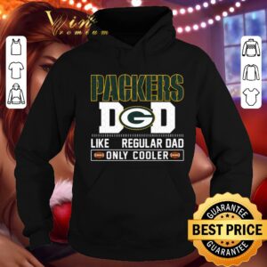 Official Green Bay Packers Dad Like A Regular Dad Only Cooler Green Bay Packers NFL Football Team Father's Day Shirt 3