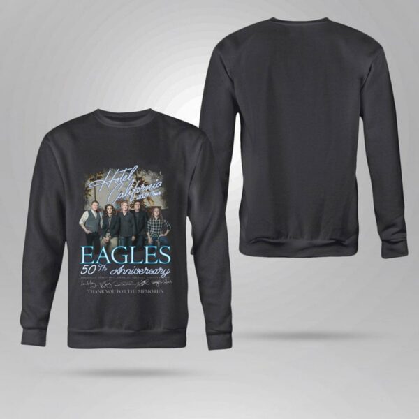 Premium Hotel California 2021 Tour Eagles band 50th anniversary signatures thank you for the memories shirt