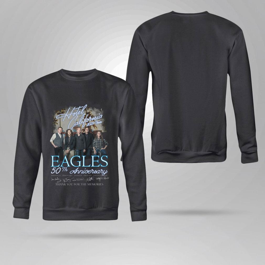 Premium Hotel California 2021 Tour Eagles band 50th anniversary signatures thank you for the memories shirt Hotel California 2021 Tour Eagles band 50th anniversary signatures thank you for the memories shirt 4 - Premium Hotel California 2021 Tour Eagles band 50th anniversary signatures thank you for the memories shirt