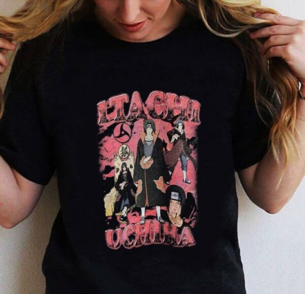Itachi Uchia Naruto Anime Characters Shirt