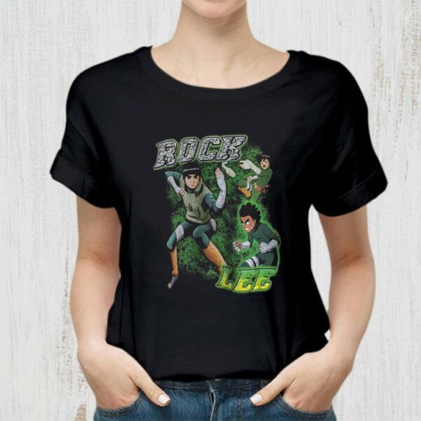 Awesome Rock Lee Naruto Anime Characters Shirt