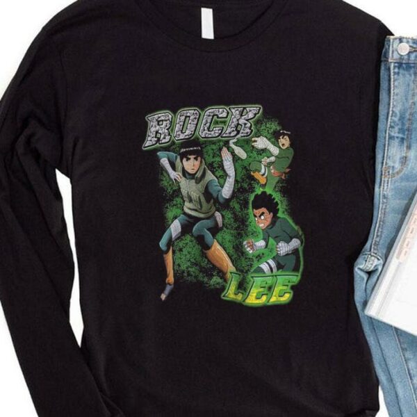 Awesome Rock Lee Naruto Anime Characters Shirt