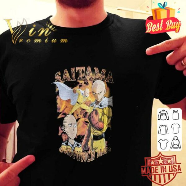 Original Saitama One Punch Man Anime Characters Shirt