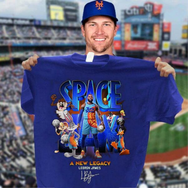 Funny Space Jam A New Legacy Tune Squad Lebron James Signature Shirt, Looney Tunes characters