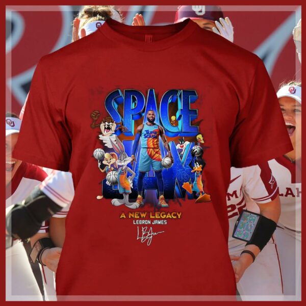 Funny Space Jam A New Legacy Tune Squad Lebron James Signature Shirt, Looney Tunes characters