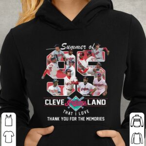 Best Summer of 95 Cleveland Indians 1995 Season That I Love Thank You For The Memories Shirt 3