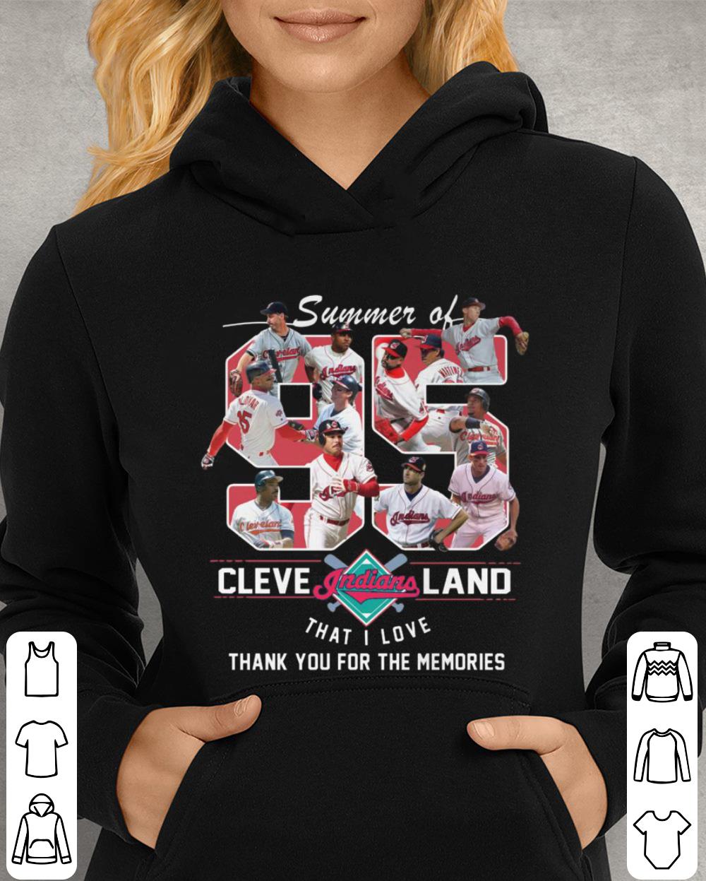 Best Summer of 95 Cleveland Indians 1995 Season That I Love Thank You For The Memories Shirt Summer of 95 Cleveland Indians 1995 Season That I Love Thank You For The Memories Shirt 4 - Best Summer of 95 Cleveland Indians 1995 Season That I Love Thank You For The Memories Shirt