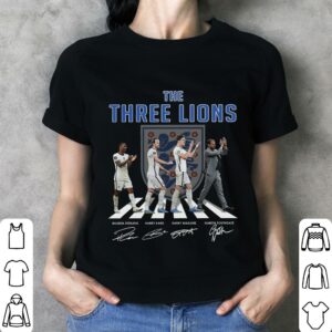 Premium The Three Lions Abbey Road England Football Team Signatures Shirt 2