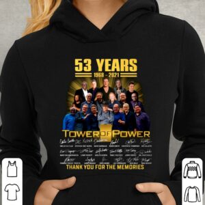 Premium Tower of Power 53 years 1968-2021 signatures thank you for the memories shirt 3