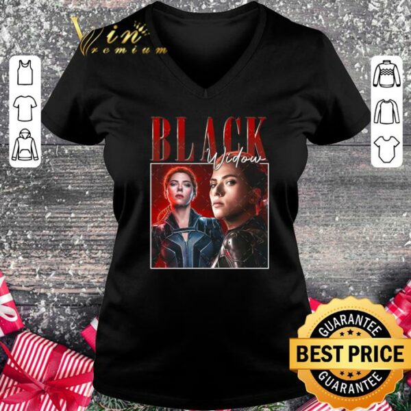 Awesome Vintage Black Widow Scarlett Johansson Homage Shirt