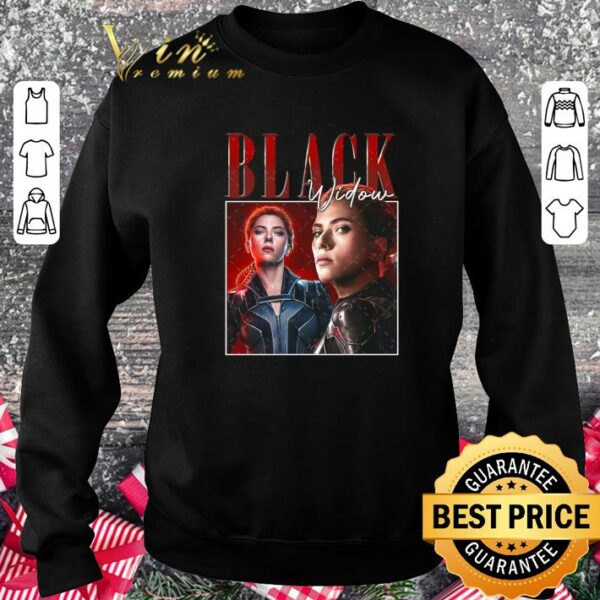 Awesome Vintage Black Widow Scarlett Johansson Homage Shirt
