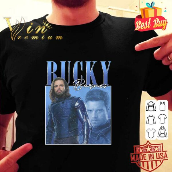 Awesome Vintage Bucky Barnes Signature The Falcon And Winter Soldier Homage Shirt