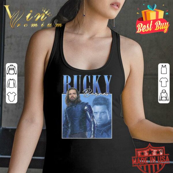 Awesome Vintage Bucky Barnes Signature The Falcon And Winter Soldier Homage Shirt