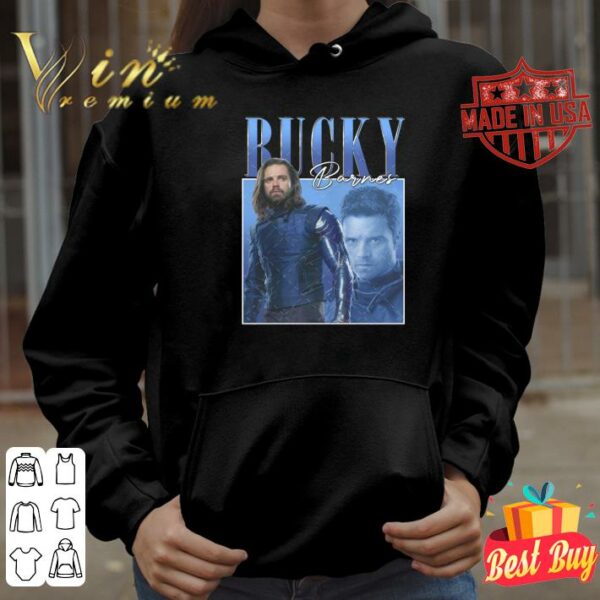 Awesome Vintage Bucky Barnes Signature The Falcon And Winter Soldier Homage Shirt