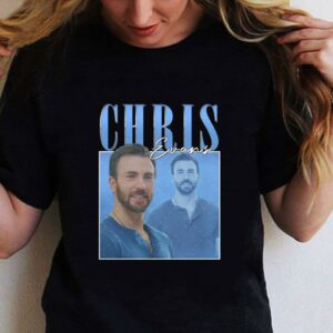 Vintage Chris Evans Captain America Homage T-Shirt 1
