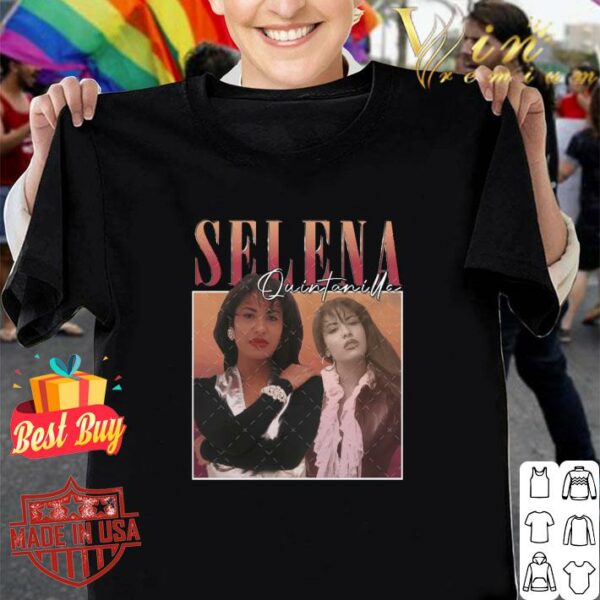 Original Vintage Como La Flor Selena Quintanilla Homage T-Shirt