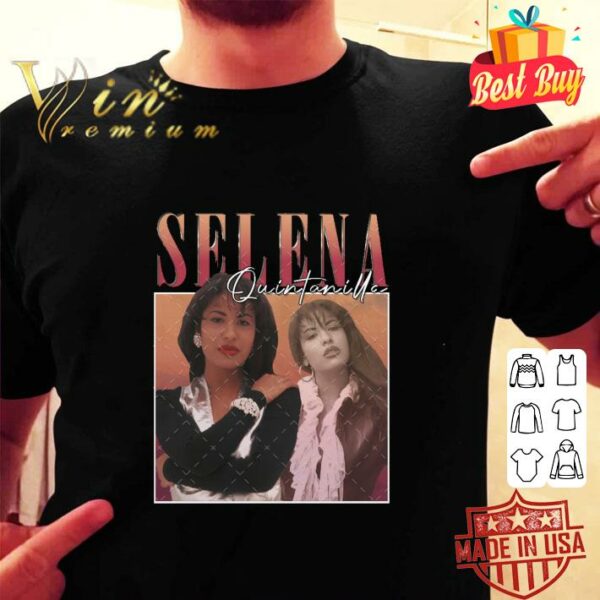 Original Vintage Como La Flor Selena Quintanilla Homage T-Shirt