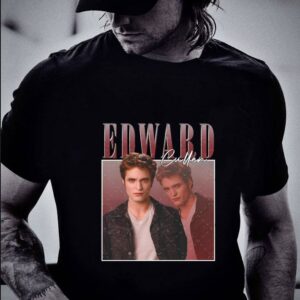 Funny Vintage Edward Cullen Robbert Pattinson Twilight Homage Shirt 1