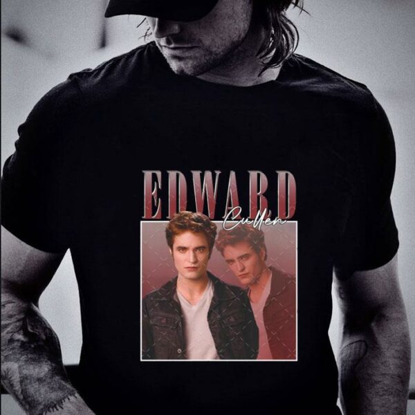 Funny Vintage Edward Cullen Robbert Pattinson Twilight Homage Shirt