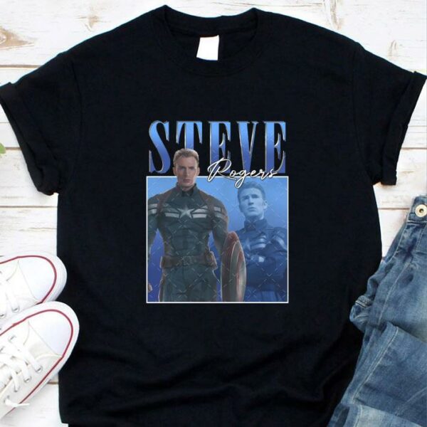 Funny Vintage Steve Rogers Signature Homage Shirt
