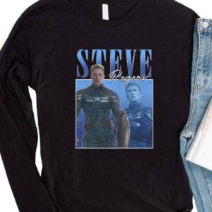 Funny Vintage Steve Rogers Signature Homage Shirt 3