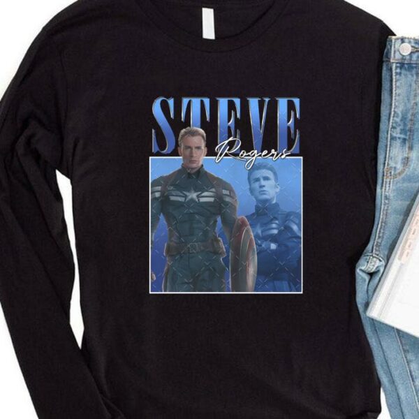 Funny Vintage Steve Rogers Signature Homage Shirt