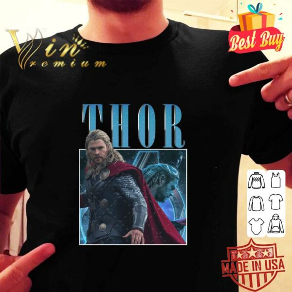 Hot Vintage Thor Chris Hemsworth Homage Shirt