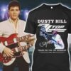 Official Dusty Hill Yes i am old but i saw ZZ Top band on stage signatures shirt