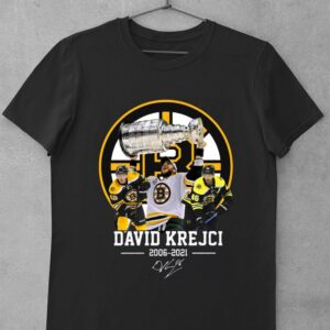 Premium 46 David Krejci Boston Bruins 2006-2021 Signature Shirt