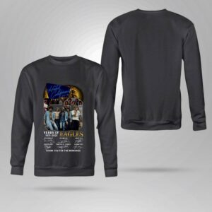 Original 50 years of 1971-2021 Eagles signatures thank you Hotel California 2021 Tour shirt 3