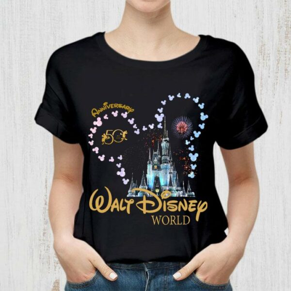Best 50th anniversary Walt Disney World Fireworks Mickey Mouse Shirt