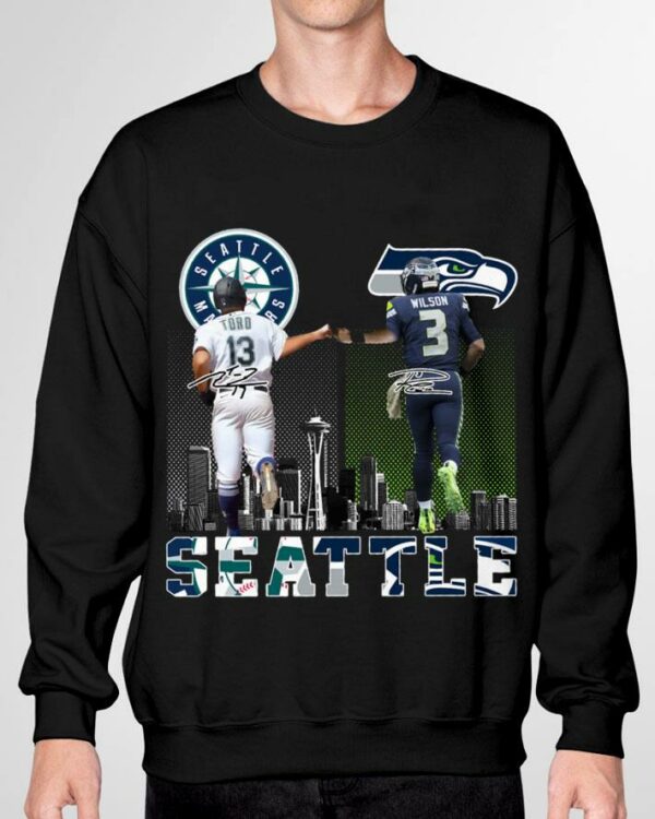 Premium Abraham Toro Seattle Marines Russell Wilson Seattle Seahawks Shirt