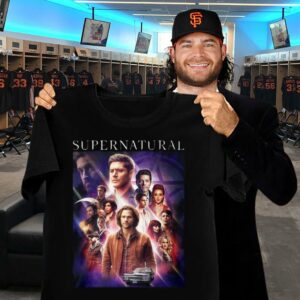 Original All characters Supernatural poster shirt 1