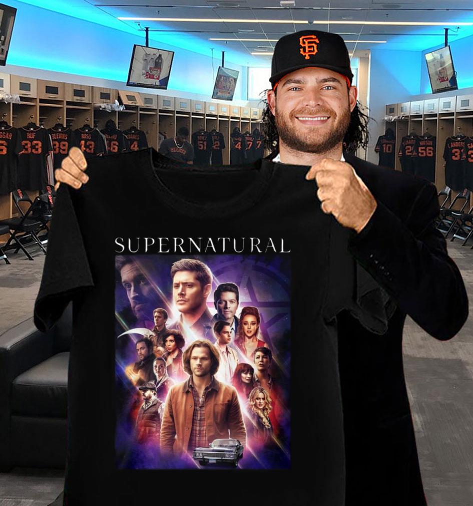 Original All characters Supernatural poster shirt All characters Supernatural poster shirt 2 - Original All characters Supernatural poster shirt