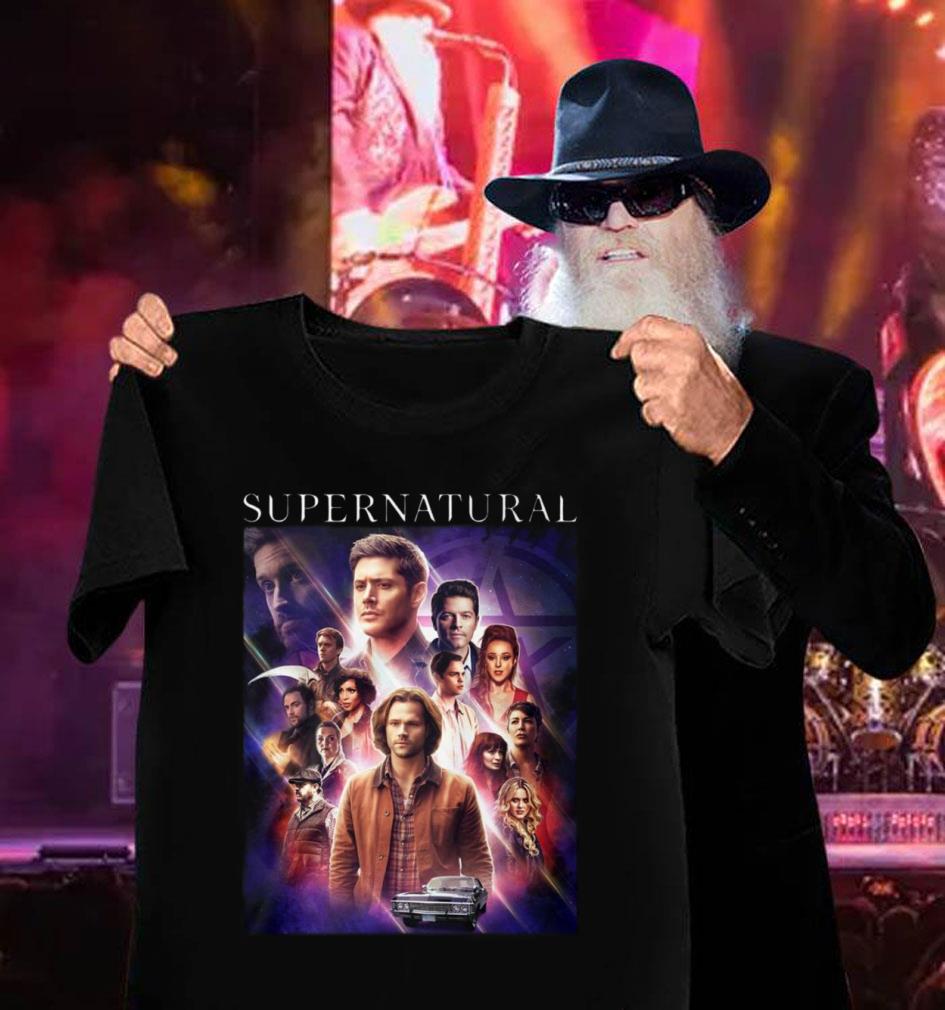 Original All characters Supernatural poster shirt All characters Supernatural poster shirt 3 - Original All characters Supernatural poster shirt