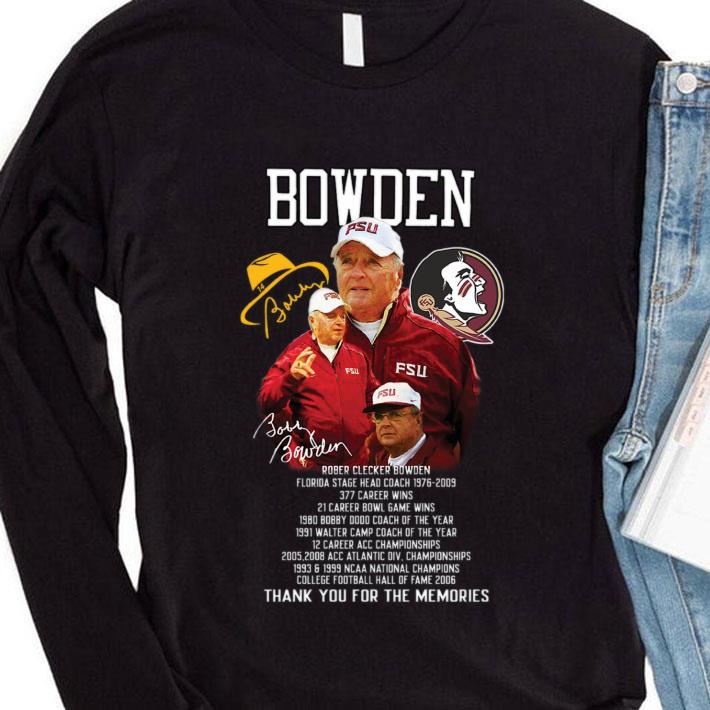 Best Bobby Bowden FSU Florida State Seminoles Signature Thank Memories Shirt Bobby Bowden FSU Florida State Seminoles Signature Thank Memories Shirt 4 - Best Bobby Bowden FSU Florida State Seminoles Signature Thank Memories Shirt