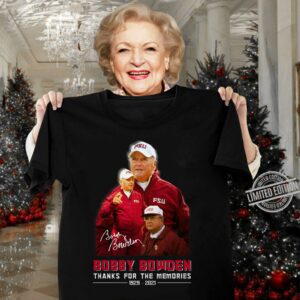 Hot Bobby Bowden Florida State Seminoles 1929-2021 Signature Thanks For The Memories Shirt 2