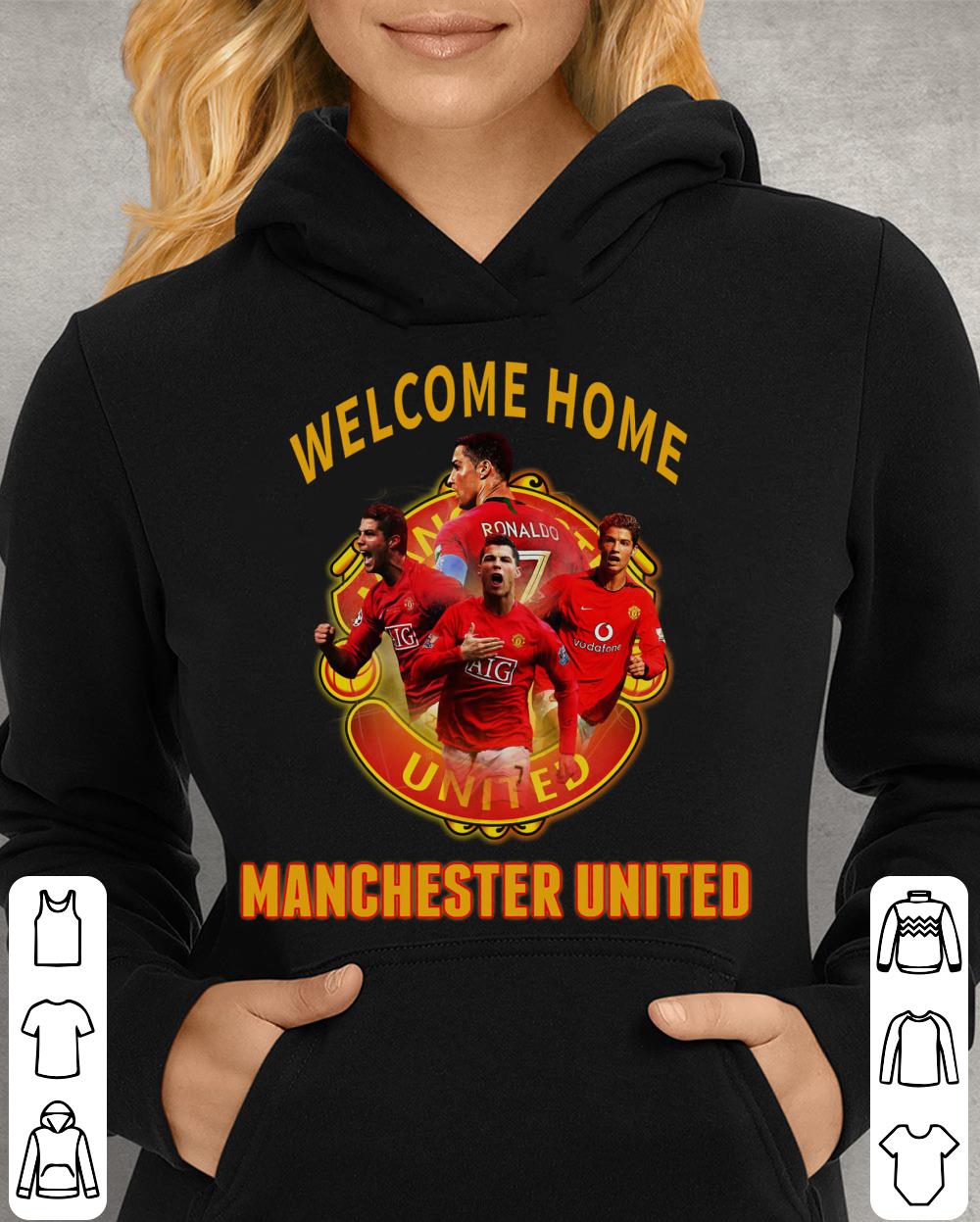 Funny CR7 Cristiano Ronaldo Welcome Home Manchester United FC Signature Shirt CR7 Cristiano Ronaldo Welcome Home Manchester United FC Signature Shirt 4 - Funny CR7 Cristiano Ronaldo Welcome Home Manchester United FC Signature Shirt