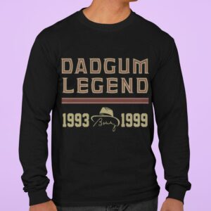Best Dadgum Legend 1993-1999 RIP Bobby Bowden Florida State Seminoles Signature Shirt 2