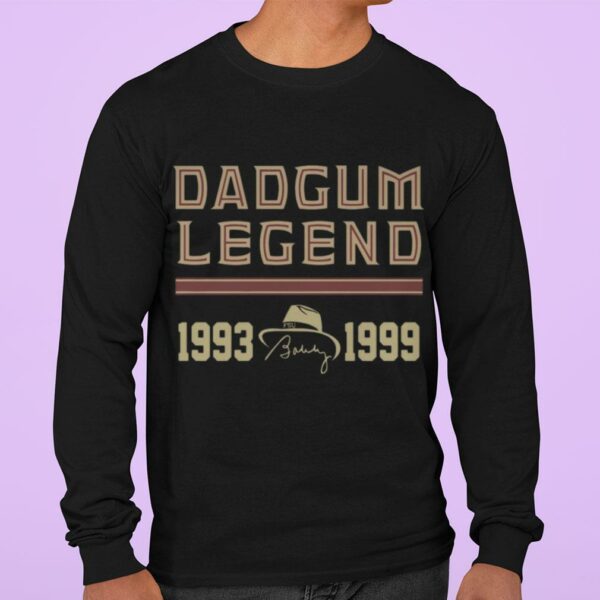Best Dadgum Legend 1993-1999 RIP Bobby Bowden Florida State Seminoles Signature Shirt