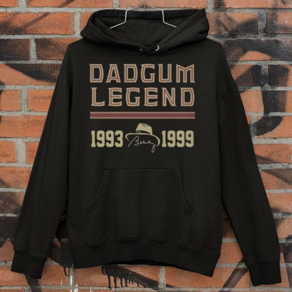 Best Dadgum Legend 1993-1999 RIP Bobby Bowden Florida State Seminoles Signature Shirt