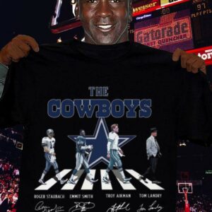 Hot Dallas Cowboys The Cowboys Abbey Road Signatures Tom Landry Shirt 2