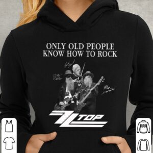 Awesome Dusty Hill Only Old People Know How To Rock ZZ Top Signatures Shirt 3