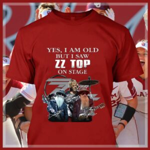 Official Dusty Hill Yes i am old but i saw ZZ Top band on stage signatures shirt 3