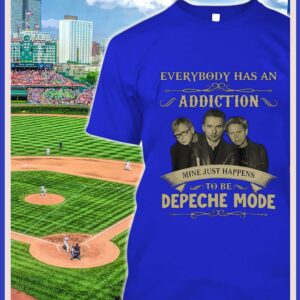 Original Everybody has an addiction mine just happens to be Depeche Mode band member shirt 1