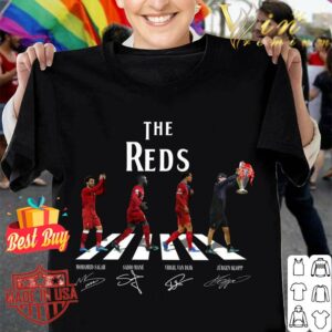 Awesome FC Liverpool Champions The Reds Walking Abbey Road Signatures Shirt